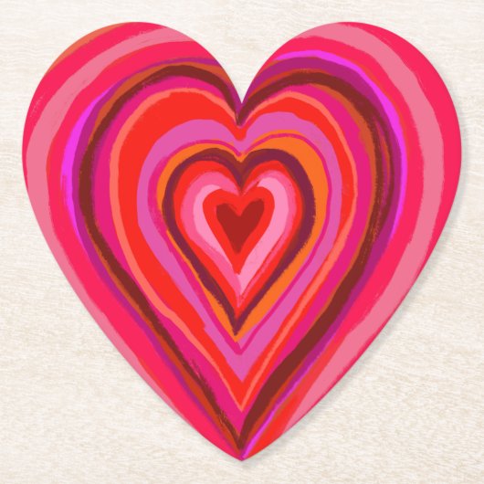 Untersetzer für Herz und Papier (Vorderseite)