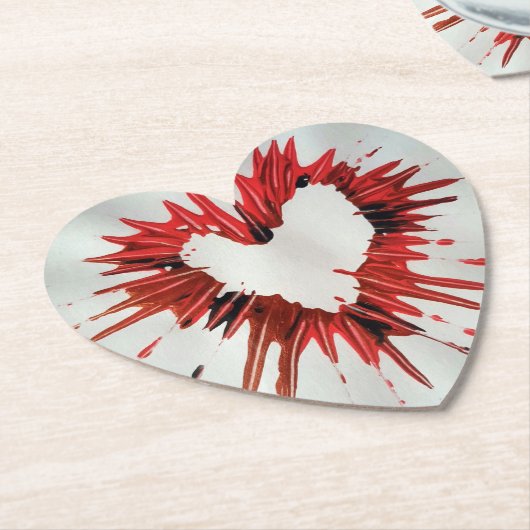 Untersetzer für Herzpapier (angewinkelt)