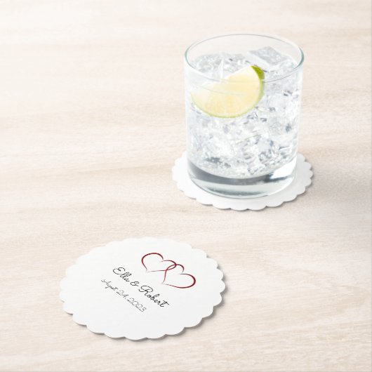 Untersetzer für Hochzeitsfeier (Vor Ort)