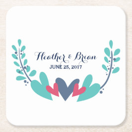 Untersetzer für Hochzeitspapiere