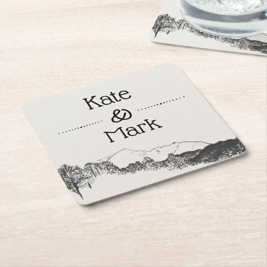 ⎥ Untersetzer für Hochzeitszettel (angewinkelt)