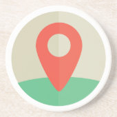 Untersetzer für Kartenstandorte: (Vorne)