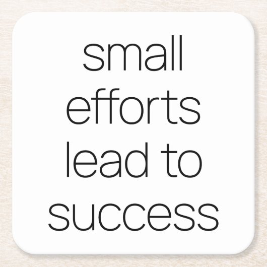 Untersetzer für kleine Vorhaben (Vorderseite)