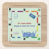 Untersetzer für lässige und Fun Board Game Night P (Vorderseite)