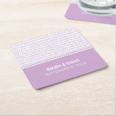 Untersetzer für lila Gek Chic Binary Code (angewinkelt)