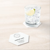 Untersetzer für Minimalistische Firmenlogos (Vor Ort)