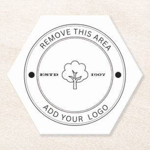 Untersetzer für Minimalistische Firmenlogos