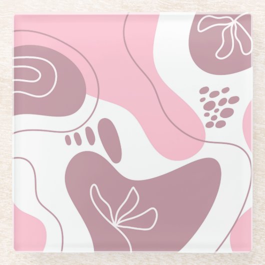 Untersetzer für Minimalistisches Muster (Vorderseite)