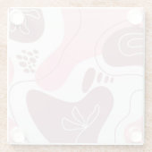 Untersetzer für Minimalistisches Muster (Rückseite)