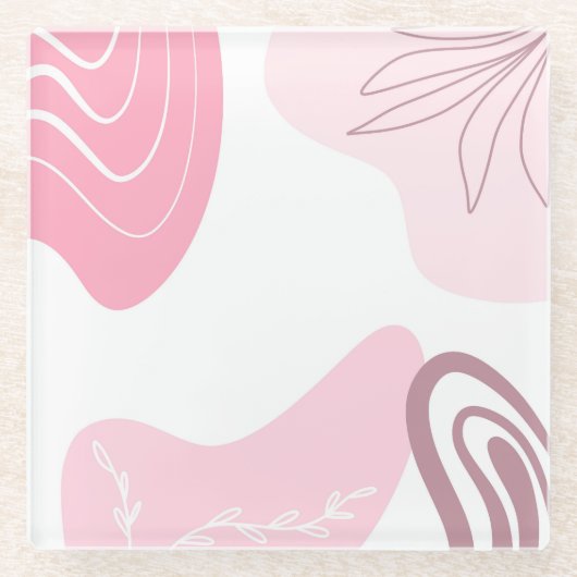 Untersetzer für Minimalistisches Muster (Vorderseite)