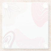 Untersetzer für Minimalistisches Muster (Rückseite)