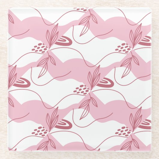 Untersetzer für Minimalistisches Muster (Vorderseite)