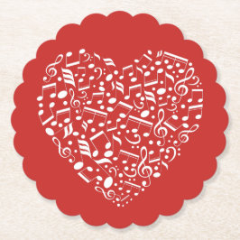 Untersetzer für Musikherz