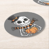 Untersetzer für niedliche Skelettabbildungen (Angewinkelt)