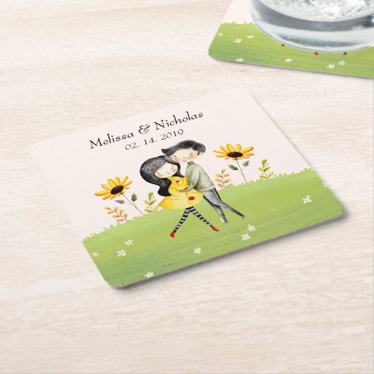 Untersetzer für niedliches Doppeldrückpapier (angewinkelt)