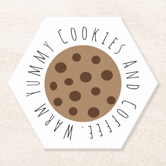 Untersetzer für niedliches Kaffeepapier (Vorderseite)