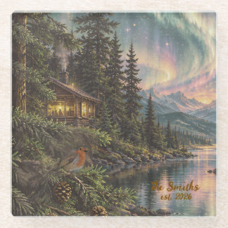 Untersetzer für Paargeschenk. Aurora-Untersetzer