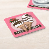 Untersetzer für Papiercreme mit benutzerdefinierte (angewinkelt)