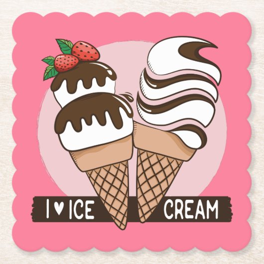 Untersetzer für Papiercreme mit benutzerdefinierte (Vorderseite)