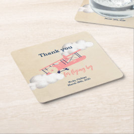 Untersetzer für Papierpapier des Flugzeugplatzes,