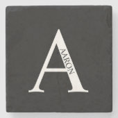 Untersetzer für personalisierte Monogramme und für (Vorderseite)