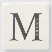 Untersetzer für personalisierte Monogramme und für (Vorderseite)