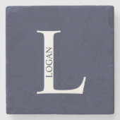 Untersetzer für personalisierte Monogramme und für (Vorderseite)