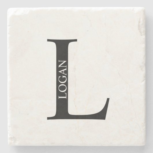 Untersetzer für personalisierte Monogramme und für (Vorderseite)