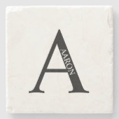 Untersetzer für personalisierte Monogramme und für (Vorderseite)