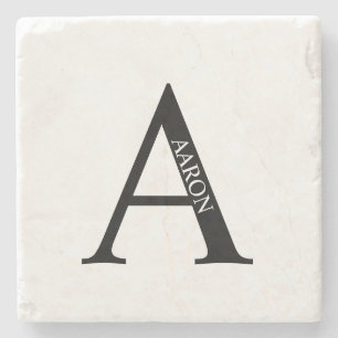Untersetzer für personalisierte Monogramme und für