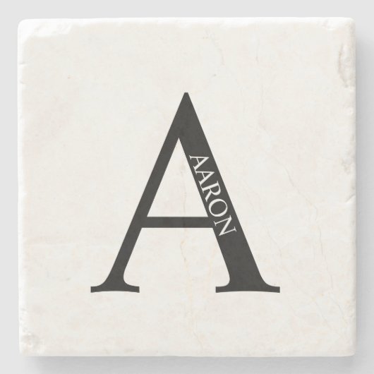 Untersetzer für personalisierte Monogramme und für (Vorderseite)