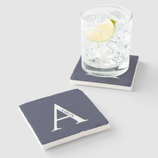 Untersetzer für personalisierte Monogramme und für (Seitenansicht)