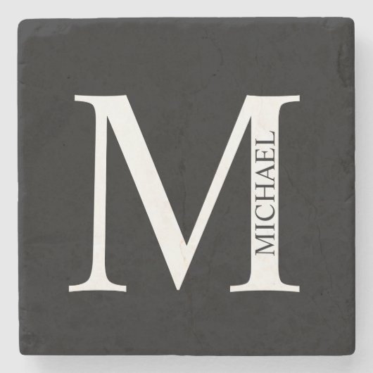 Untersetzer für personalisierte Monogramme und für (Vorderseite)