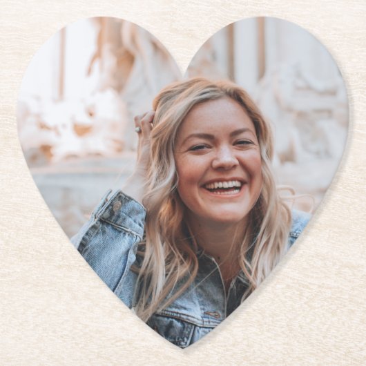 Untersetzer für personalisiertes Foto (Vorderseite)