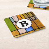 Untersetzer für personalisiertes verklebtes Glaspa (angewinkelt)