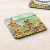 Untersetzer für Pferdemalerei (Linke Seite)