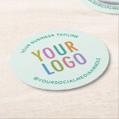 Untersetzer für Pullboard-Papiere Firmenlogo (Angewinkelt)