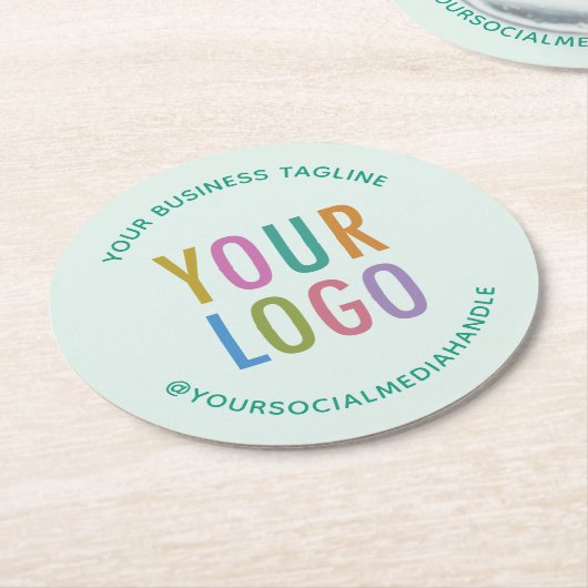 Untersetzer für Pullboard-Papiere Firmenlogo (Angewinkelt)