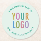 Untersetzer für Pullboard-Papiere Firmenlogo (Vorderseite)