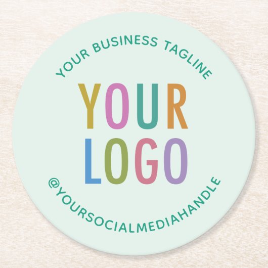 Untersetzer für Pullboard-Papiere Firmenlogo (Vorderseite)