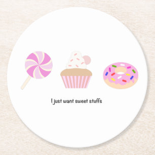 Untersetzer für rosa Lebensmittel