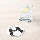 Untersetzer für Schwarzpferde mit benutzerdefinier (Vor Ort)