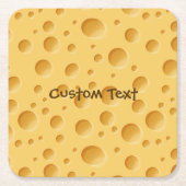 Untersetzer für Schweizer Käsemuster (Vorderseite)