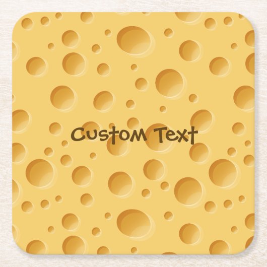 Untersetzer für Schweizer Käsemuster (Vorderseite)