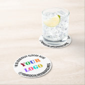 Untersetzer für Social-Media-Logos für Unternehmen (Vor Ort)