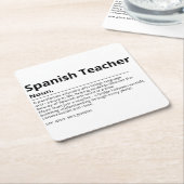 Untersetzer für Spanischlehrer | Ap. für Sprachleh (angewinkelt)