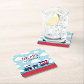 Untersetzer für Triebwerkspapiere (Navy & Red) - J (Vor Ort)