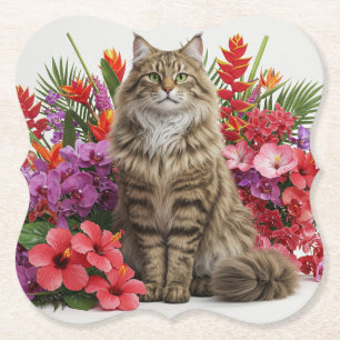 Untersetzer für tropische Katzenhalterungen.