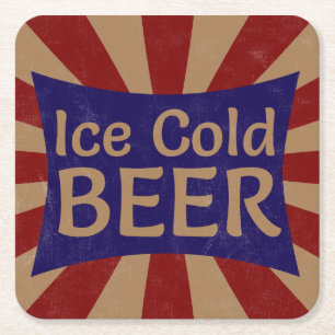 Untersetzer für Vintage Bier