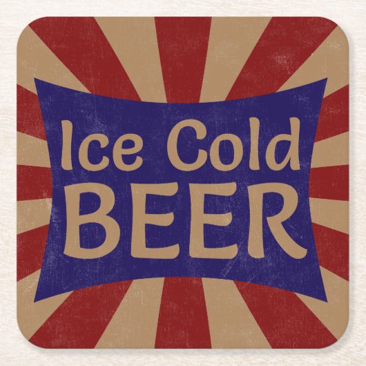 Untersetzer für Vintage Bier (Vorderseite)